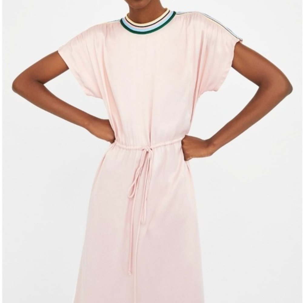 Zara Pink Midi Dress